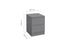 Oslo 2 Drawer Bedside